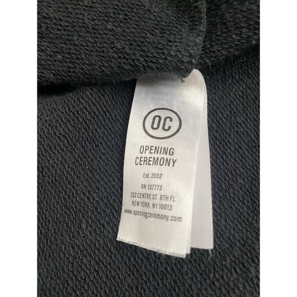 Opening Ceremony 2002 Studded Logo Sweatshirt Jumper Gold Silver Long Sleeve S - Picture 10 of 13